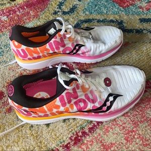 Saucony Kinvara 10 Dunkin Donuts sneakers Boston marathon